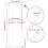 VidaXL vidaXL Duschrollo 70x240 cm Stoffbreite 66 cm 4