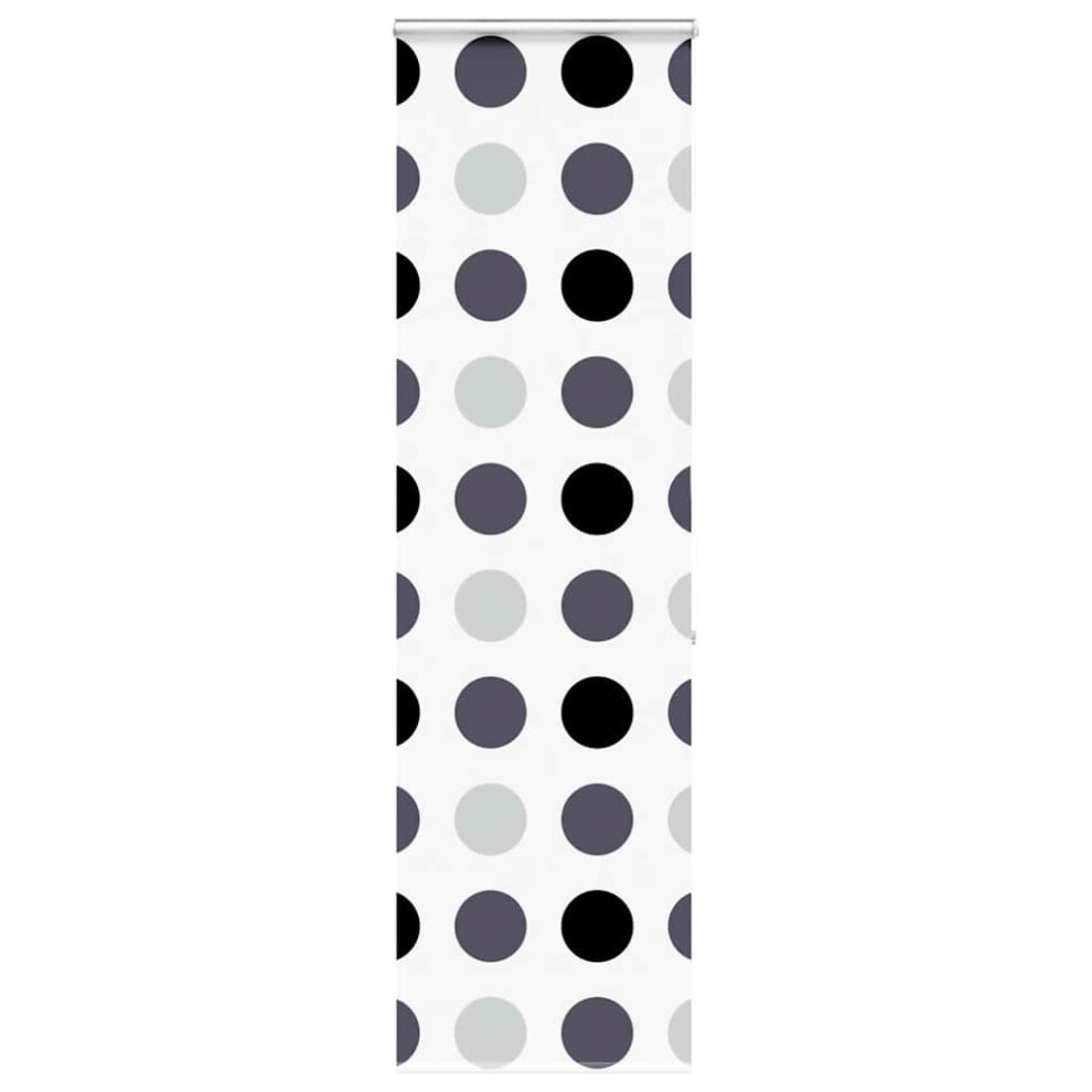 Vidaxl (Circles, 60 X 240 Cm) Shower Roller Blind 70X240 Cm Fabric Width 66 Cm Shower Blind