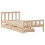 VidaXL vidaXL Bed Frame with Drawers Home Bed Base 90x190 cm Single Solid Wood Pine 3