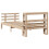 VidaXL vidaXL Bed Frame with Headboard Bed Base Bedstead 90x200 cm Solid Wood Pine 8
