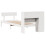 VidaXL vidaXL Bookcase Bed without Mattress Bed White Small Single Solid Wood Pine 8