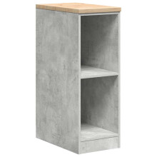 (concrete grey, 30 x 51 x 85 cm) vidaXL Garage Storage Cabinet Smoked Oak 30x51x85 cm Solid Wood Pine cabinet
