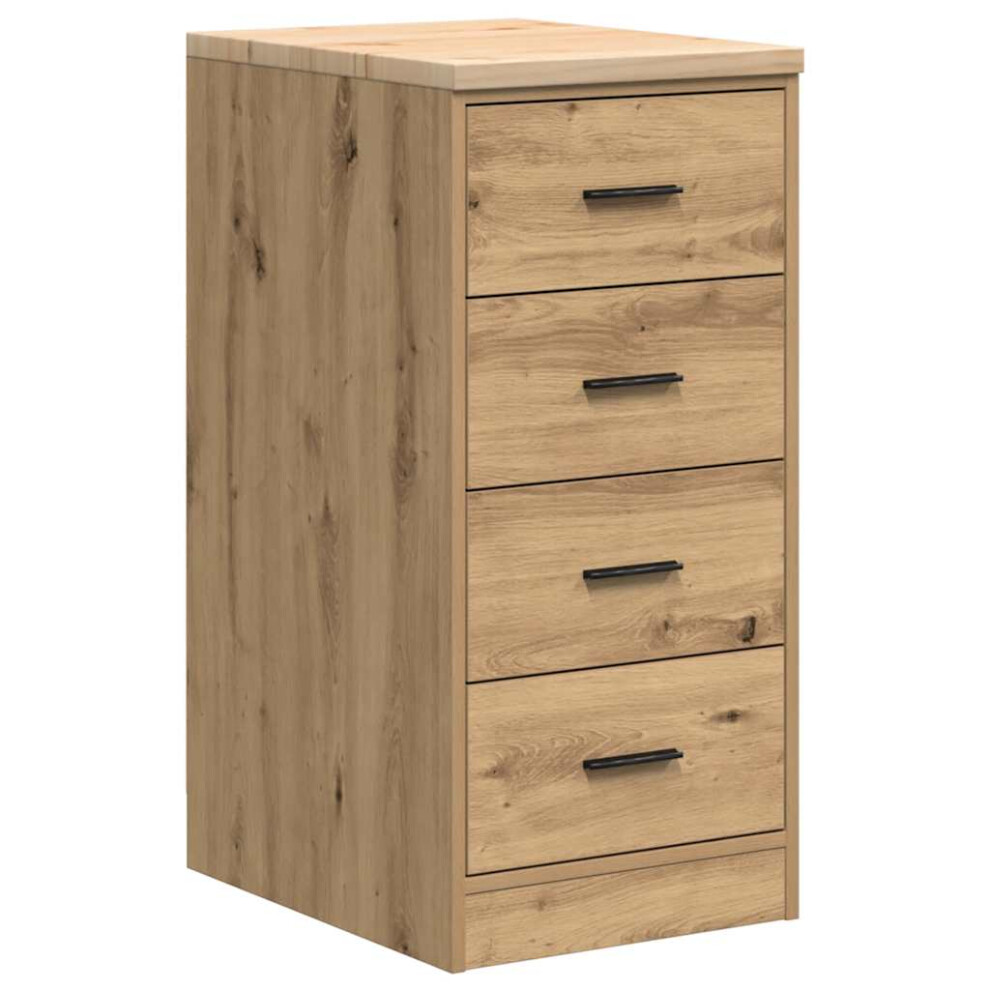 Vidaxl (Artisian Oak, 40 X 51 X 85 Cm) Garage Storage Cabinet Smoked Oak 30X51x85 Cm Solid Wood Pine Cabinet