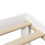 VidaXL vidaXL Bookcase Bed without Mattress Bed Base White 140x200cm Solid Wood Pine 9