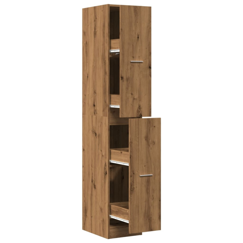 (oak, 30 x 41 x 174.5 cm) vidaXL Apothecary Cabinet Storage Cabinet Apothecary Cupboard Engineered Wood-image-OPC-PGMJQWB-NEW