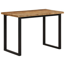 vidaXL Dining Table Kitchen Table Dining Room Dinner Table Solid Wood Mango