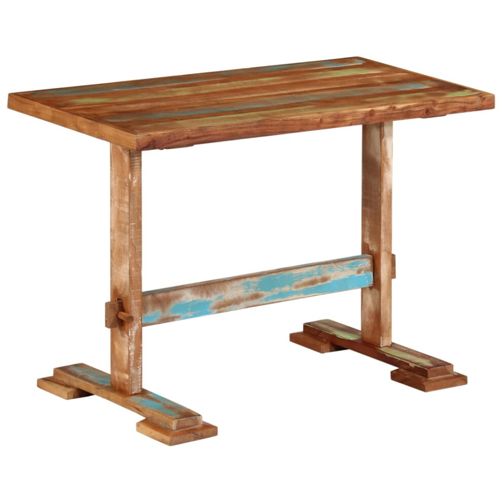 vidaXL Dining Table Kitchen Dining Room Dinner Table Solid Wood Reclaimed