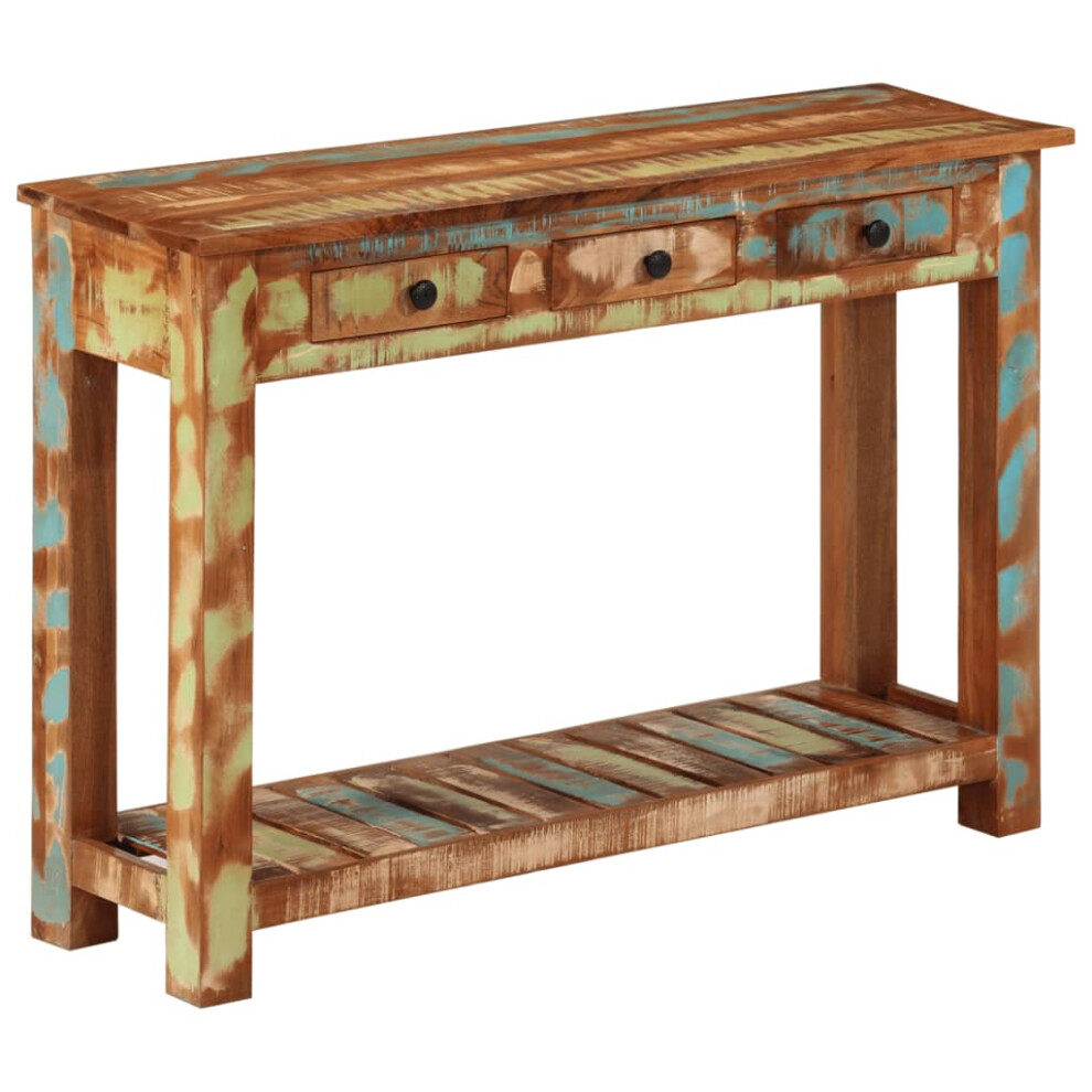 Vidaxl Console Table Hallway Tea Side Table End Table Solid Wood Reclaimed