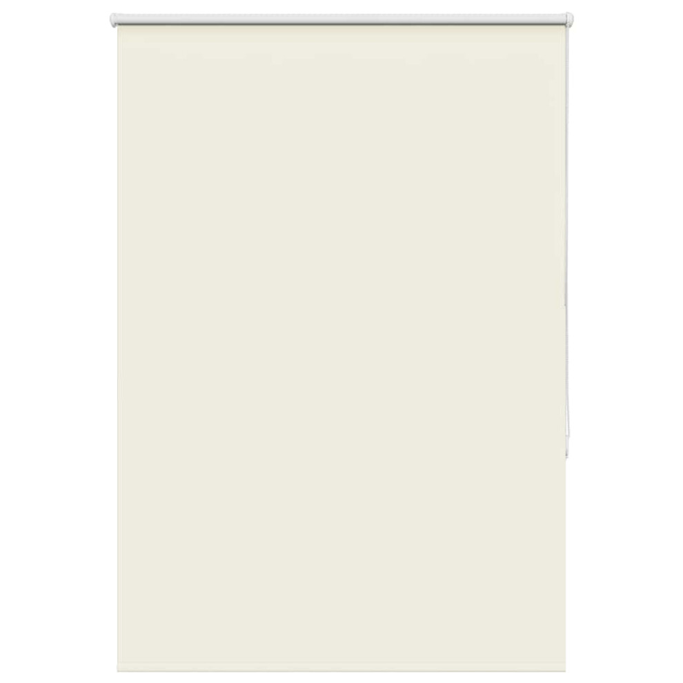 Vidaxl Roller Blind Blackout Off White 105X130cm Fabric Width 100.7Cm Polyester