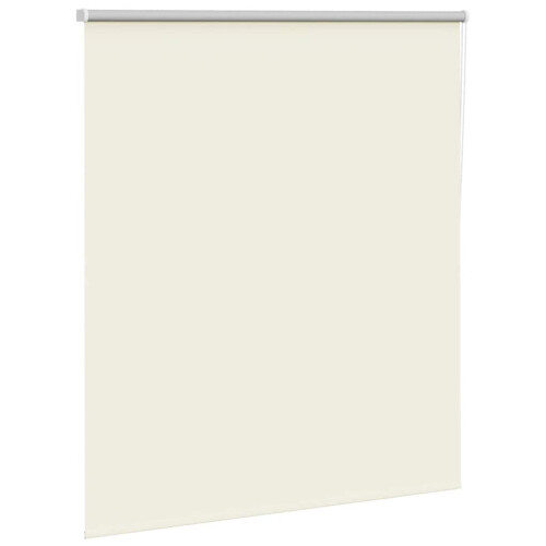 VidaXL vidaXL Roller Blind Blackout Off White 130x130cm Fabric Width 126.6cm Polyester 2