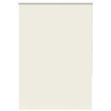 vidaXL Verdunkelungsrollo Cremeweiß 115x130cm Stoffbreite 110,7cm