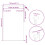 VidaXL vidaXL Roller Blind Blackout Off White 130x130cm Fabric Width 126.6cm Polyester 4