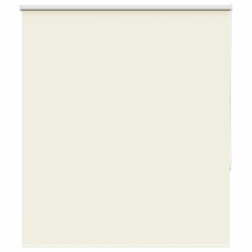 VidaXL vidaXL Roller Blind Blackout Off White 125x150cm Fabric Width 121.6cm Polyester