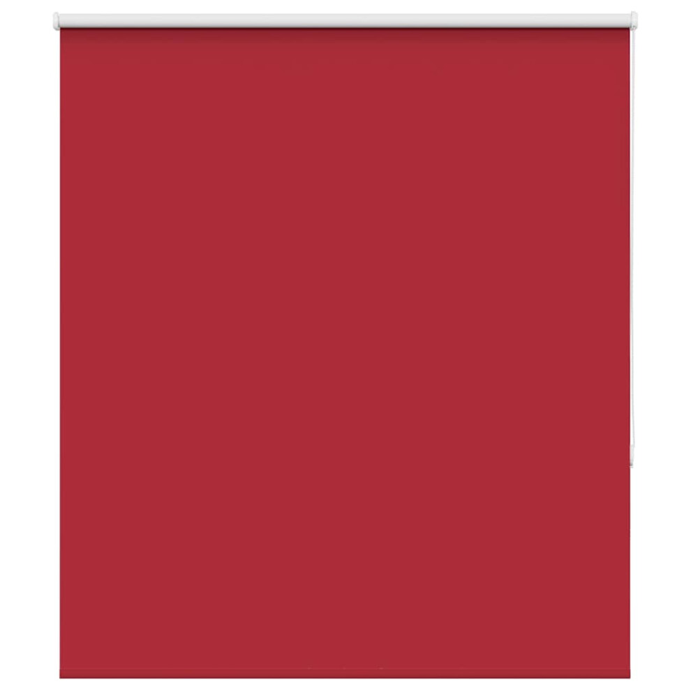 Vidaxl Roller Blind Blackout 125X130 Cm Fabric Width 121.6 Cm Polyester Red