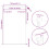 VidaXL vidaXL Roller Blind Blackout Off White 130x175cm Fabric Width 126.6cm Polyester 4