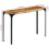 VidaXL vidaXL Console Table Hall Side Table End Table Brown Solid Wood Mango and Iron 4