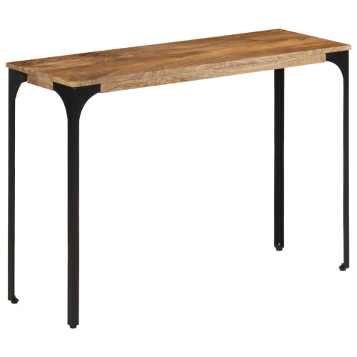 VidaXL vidaXL Console Table Hall Side Table End Table Brown Solid Wood Mango and Iron 2