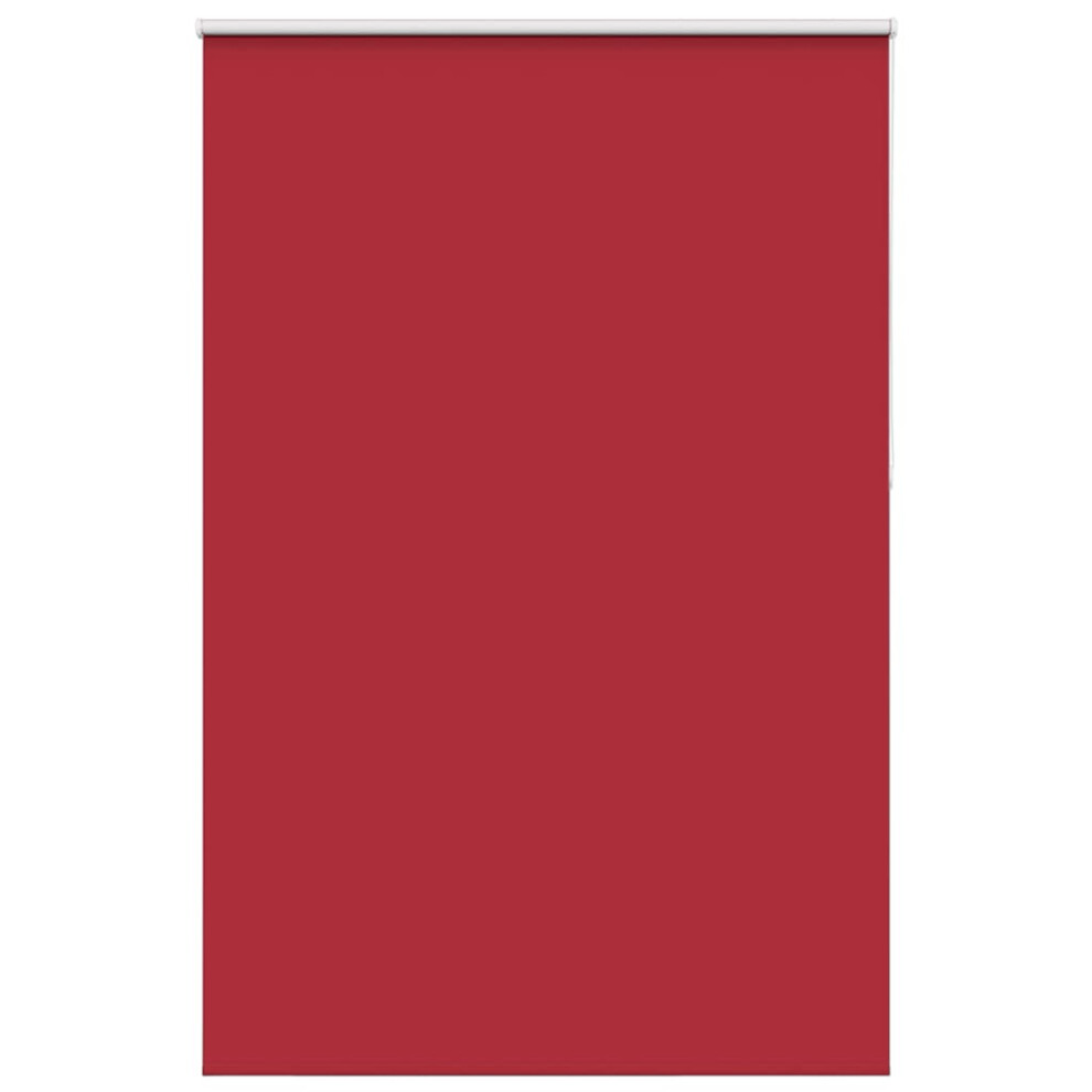 Vidaxl Roller Blind Blackout Red 145X230 Cm Fabric Width 141.6 Cm Polyester