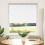 VidaXL vidaXL Roller Blind Blackout White 105x175 cm Fabric Width 100.7 cm Polyester 2