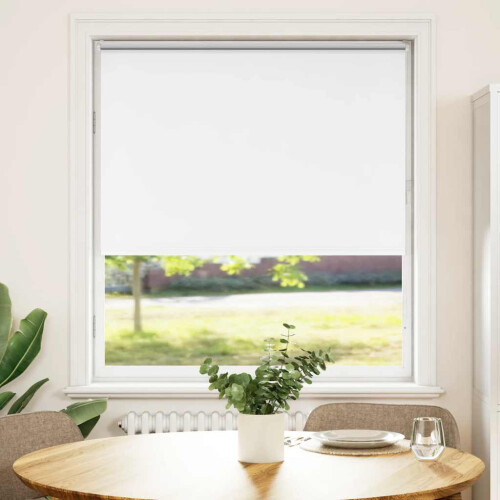 VidaXL vidaXL Roller Blind Blackout White 105x175 cm Fabric Width 100.7 cm Polyester 1