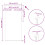 VidaXL vidaXL Roller Blind Blackout White 110x210 cm Fabric Width 105.7 cm Polyester 4