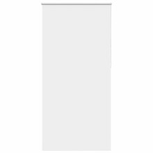 vidaXL Roller Blind Blackout White 110x210 cm Fabric Width 105.7 cm Polyester