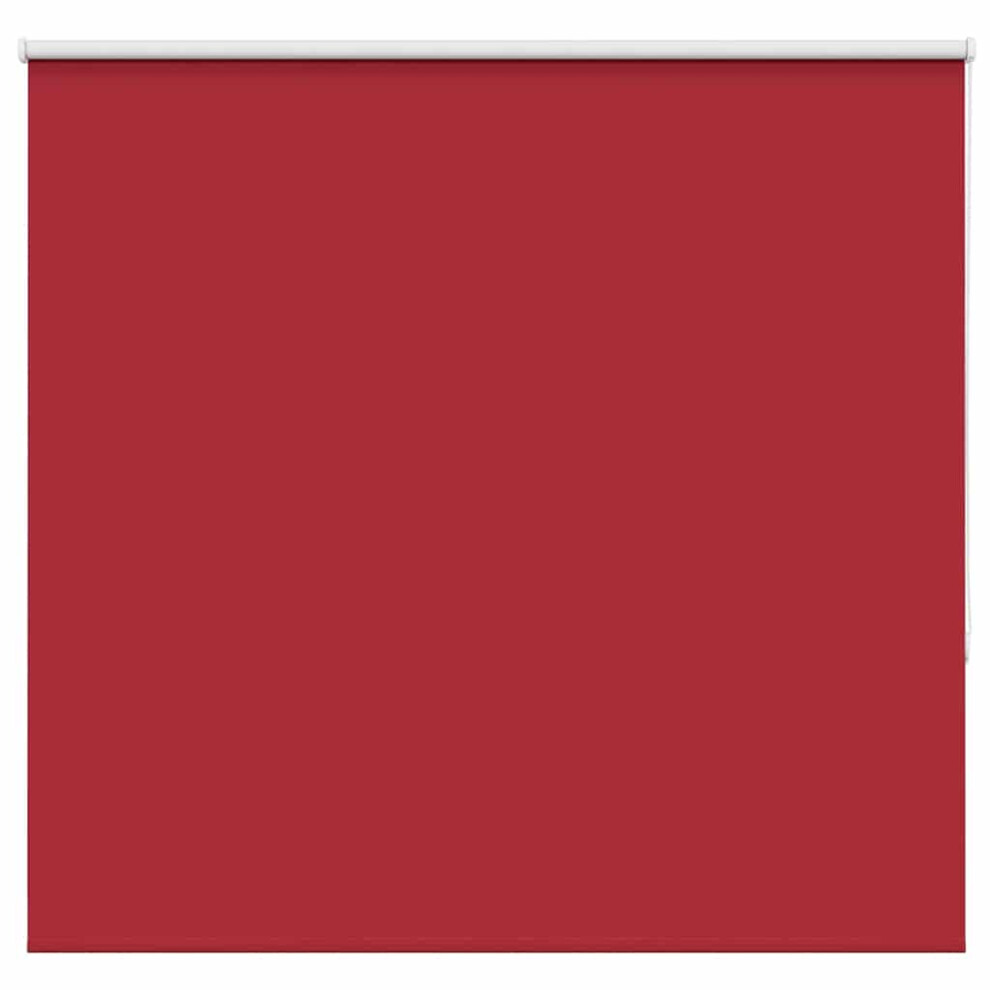 Vidaxl Roller Blind Blackout Red 145X175 Cm Fabric Width 141.6 Cm Polyester