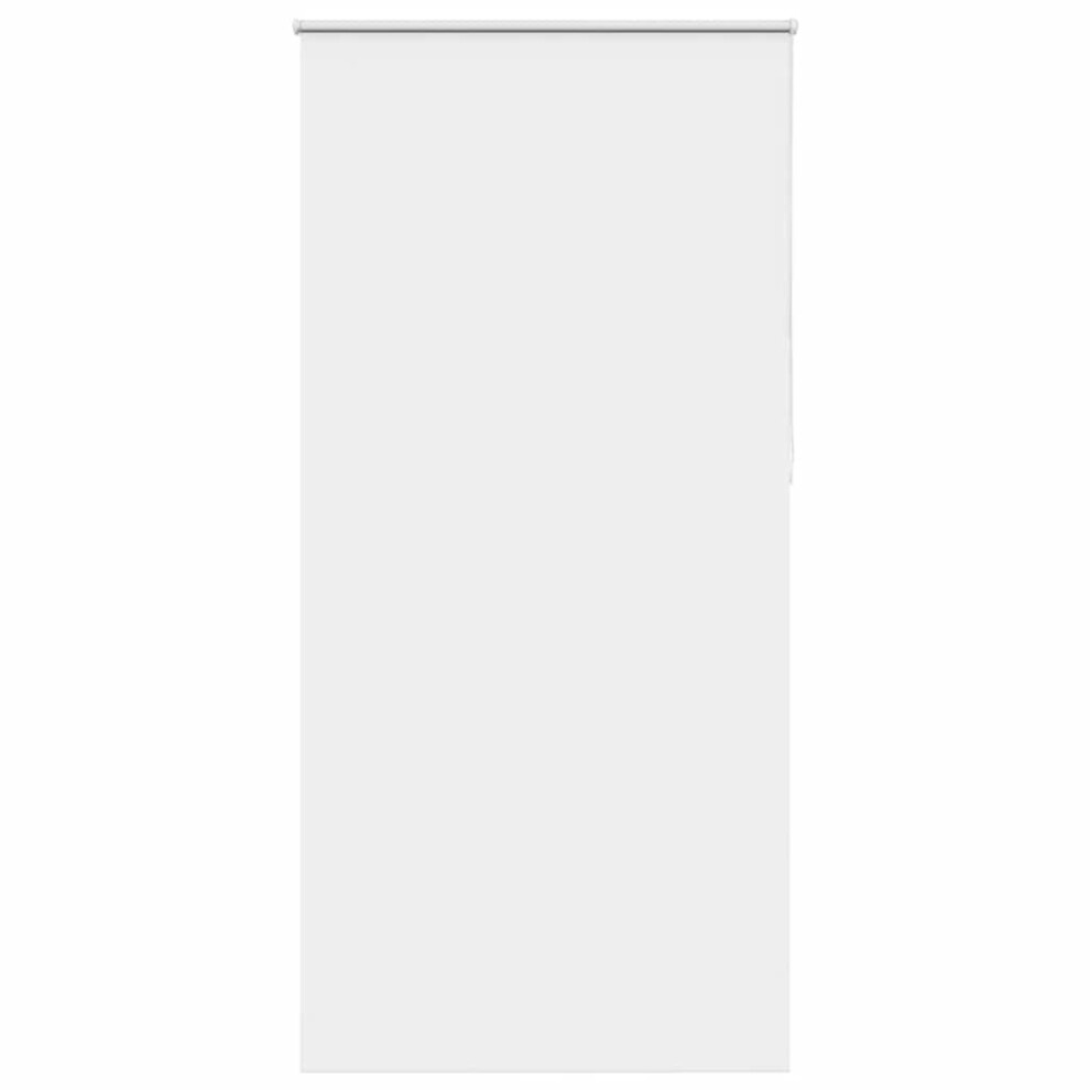 Vidaxl Roller Blind Blackout White 115X230 Cm Fabric Width 110.7 Cm Polyester