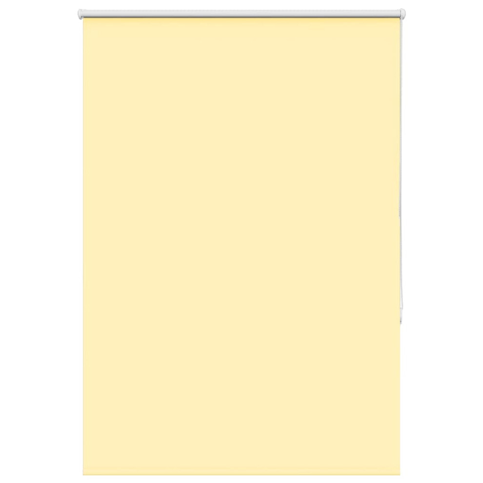 Vidaxl Roller Blind Blackout Yellow 105X150 Cm Fabric Width 100.7 Cm Polyester