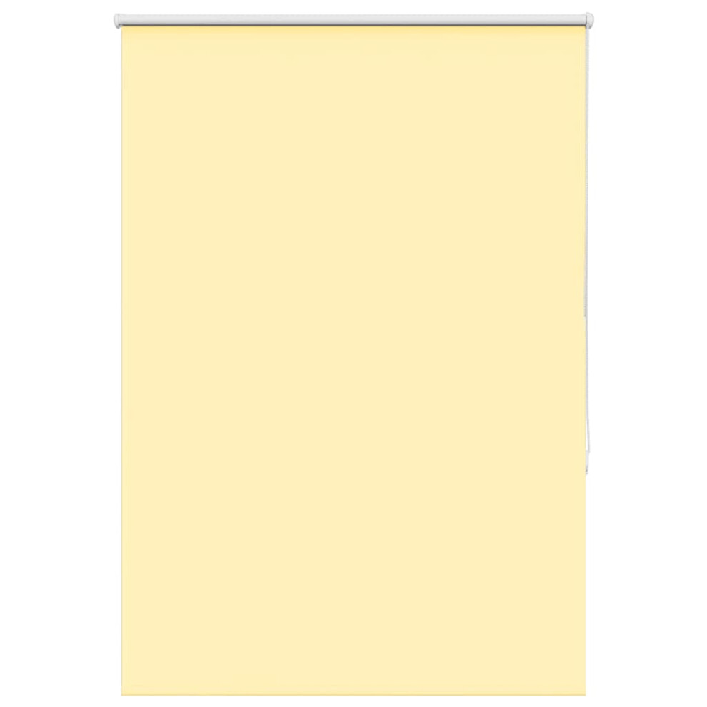 New Vidaxl Roller Blind Blackout 105X175 Cm Fabric Width 100.7 Cm Polyester Yellow 4012065