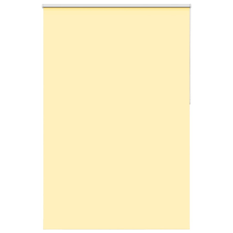 Vidaxl Roller Blind Blackout Yellow 155X210 Cm Fabric Width 151.6 Cm Polyester