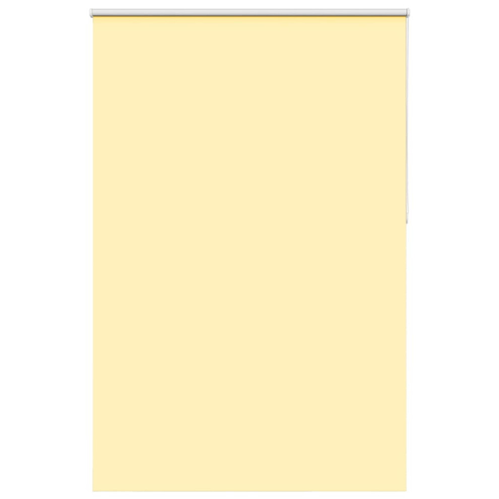 Vidaxl Roller Blind Blackout Yellow 145X210 Cm Fabric Width 141.6 Cm Polyester