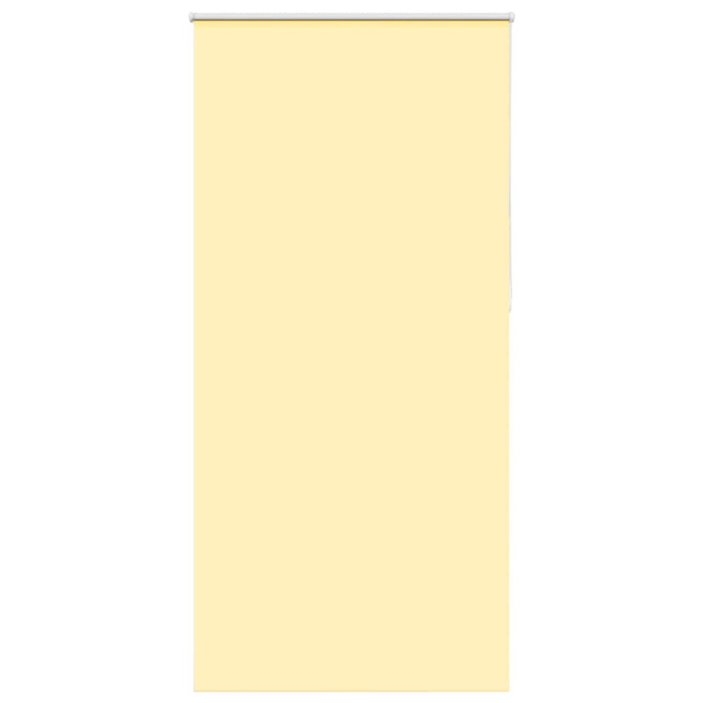 Vidaxl Roller Blind Blackout Yellow 105X230 Cm Fabric Width 100.7 Cm Polyester