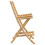 VidaXL vidaXL Outdoor Bar Stools with Footrests 2 pcs Foldable Bamboo 2
