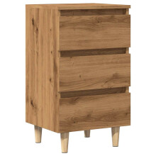 vidaXL Bedside Cabinet Nightstand Artisan Oak 40x35x69 cm Engineered Wood