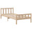 VidaXL vidaXL Bookcase Bed without Mattress Bed 90x190 cm Single Solid Wood Pine 8