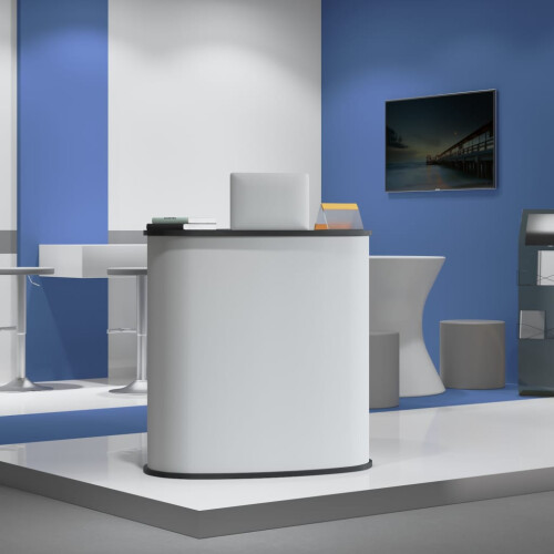 VidaXL vidaXL Trade Show Counter Foldable Exhibition Table Stand Engineered Wood 2