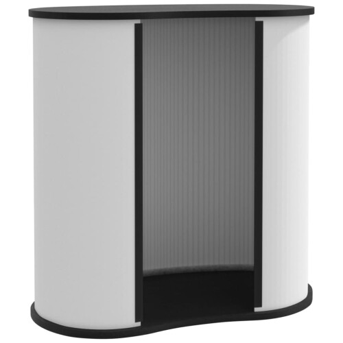 VidaXL vidaXL Trade Show Counter Foldable Exhibition Table Stand Engineered Wood