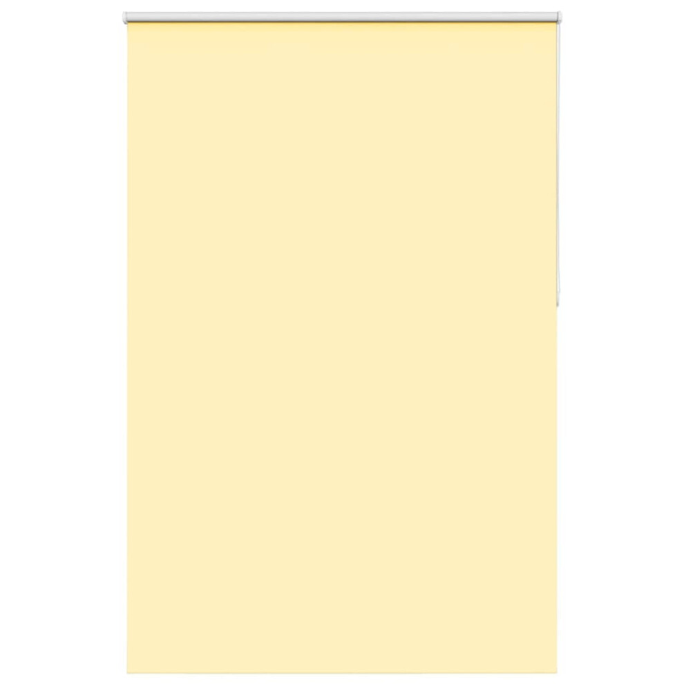 Vidaxl Roller Blind Blackout Yellow 145X230 Cm Fabric Width 141.6 Cm Polyester
