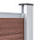 VidaXL vidaXL Zaunelement WPC 95x186 cm Braun 5