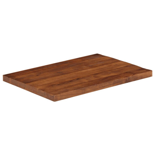 VidaXL (natural, 80 x 70 cm/ 25 mm) vidaXL Table Top Replacement Board Dining Table Top Rectangular Solid Wood 1