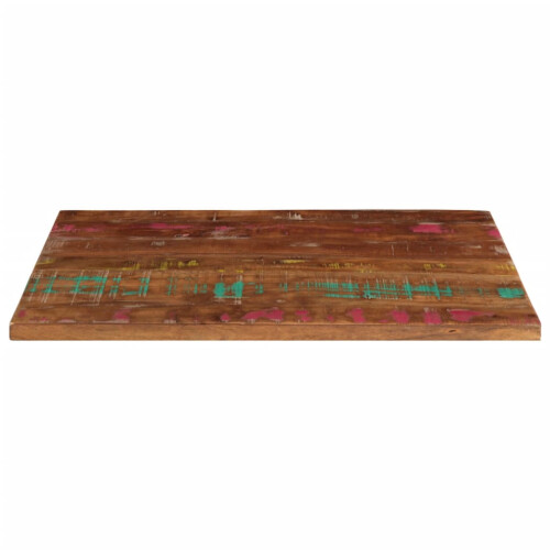 VidaXL (multicolour, 80 x 70 cm/ 25 mm) vidaXL Table Top Replacement Board Dining Table Top Rectangular Solid Wood 2