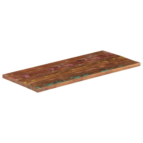 VidaXL (multicolour, 110 x 50 cm/ 25 mm) vidaXL Table Top Replacement Board Dining Table Top Rectangular Solid Wood 1