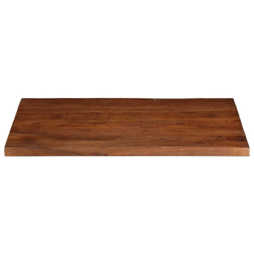 VidaXL (natural, 100 x 80 cm/ 25 mm) vidaXL Table Top Replacement Board Dining Table Top Rectangular Solid Wood 2