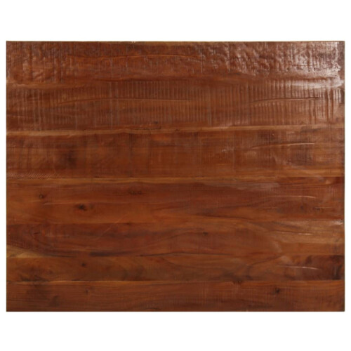 VidaXL (natural, 100 x 80 cm/ 25 mm) vidaXL Table Top Replacement Board Dining Table Top Rectangular Solid Wood
