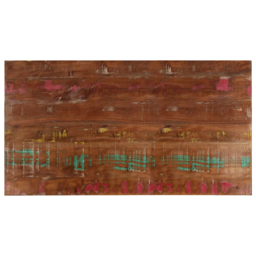 VidaXL (multicolour, 100 x 60 cm/ 25 mm) vidaXL Table Top Replacement Board Dining Table Top Rectangular Solid Wood