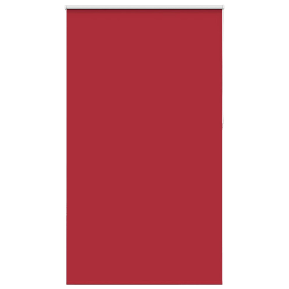 Vidaxl Roller Blind Blackout Red 125X230 Cm Fabric Width 121.6 Cm Polyester