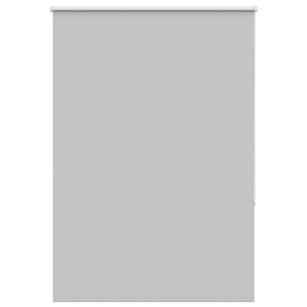 Vidaxl Roller Blind Blackout Light Grey 110X175cm Fabric Width 105.7Cm Polyester - Image 2