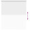 VidaXL vidaXL Roller Blind Blackout White 125x150 cm Fabric Width 121.6 cm Polyester 9