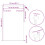VidaXL vidaXL Roller Blind Blackout White 125x150 cm Fabric Width 121.6 cm Polyester 4
